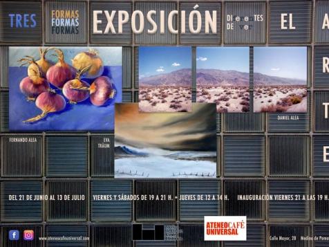 Exposición de pintura y fotografía "Tres técnicas, Tres artistas"