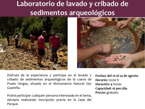 Voluntariado arqueológico cueva de Prado Vargas Voluntariado arqueológico cueva de Prado Vargas