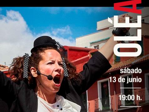 Teatro de Calle a cargo de Alicia Maravillas: Olé Ahí. Teatro de Calle a cargo de Alicia Maravillas: Olé Ahí.