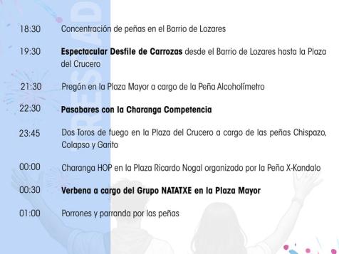 Fiestas Patronales Trespaderne San Bartolomé 2025