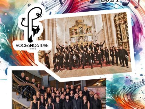Actuación del Coro de Cámara de Granollers y la Coral Voces Nostrae 