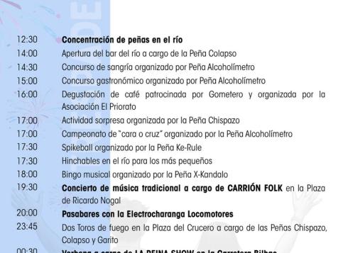 Fiestas Patronales San Bartolomé 2025 Trespaderne