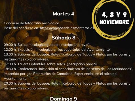 III Jornadas Micológicas Espinosa de los Monteros