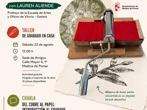 GRABADO CON LAUREN ALIENDE