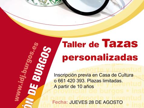TALLER DE TAZAS PERSONALIZADAS